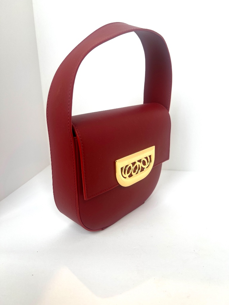 Destree Martin 100% Calfskin Red Small Shoulder Bag — image 3 of 8